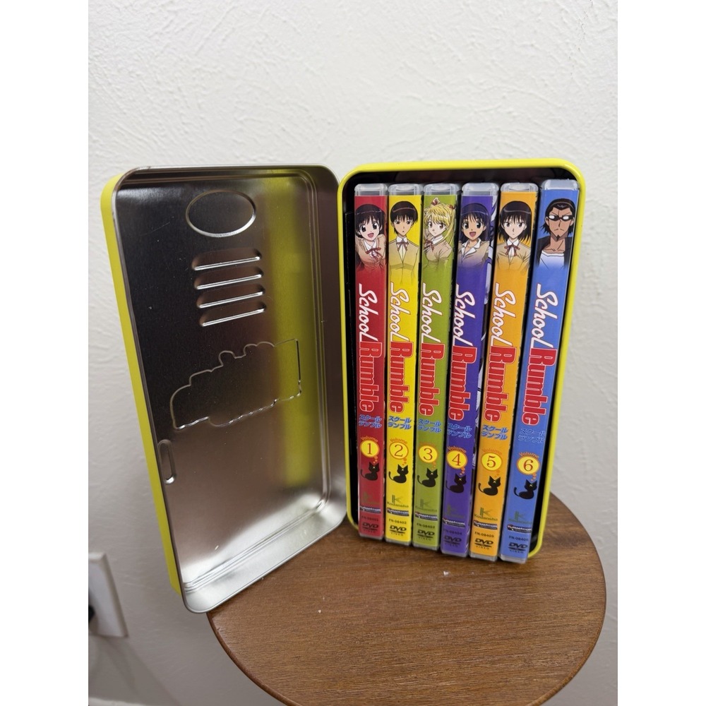 School Rumble DVD Vol 1 - 6 Funimation Tin Anime Set
